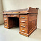 Large Antique Oak Roll Top Desk Jas Shoolbred & Co