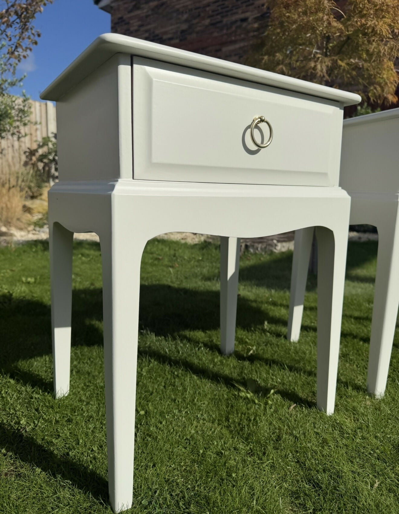 Stag Minstrel leggy bedsides (Matt Off-white)