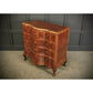 Large Walnut Serpentine Shaped Vintage Chest of Drawers