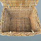Large Antique Wicker Basket /log Basket