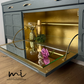 Refinished Mid Century Deep Olive Green Large Nathan Sideboard with drinks cabinet