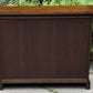 A WOOD BROTHERS OLD CHARM CARVED LIGHT OAK CD STORAGE CABINET / STAND