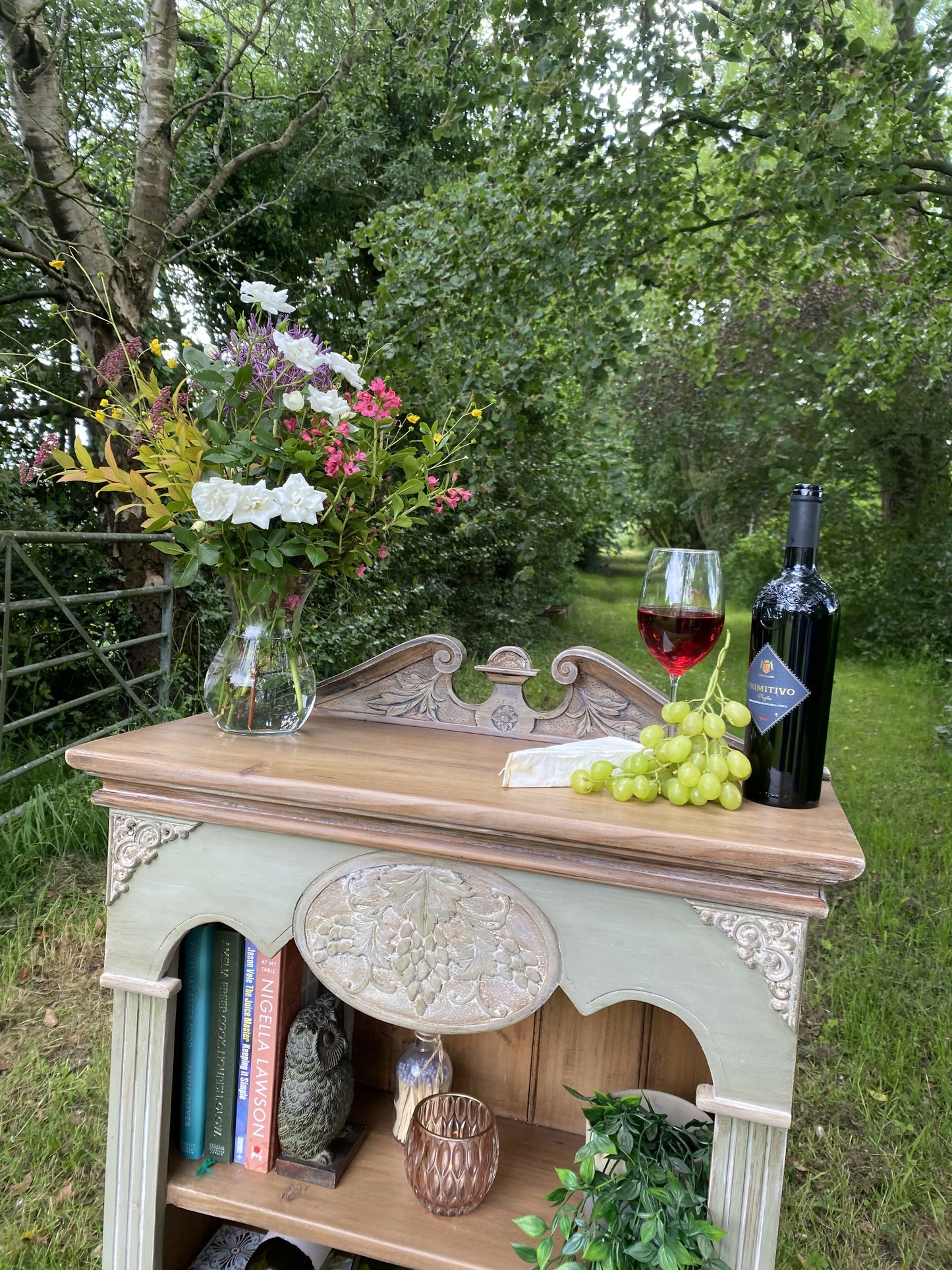 Solid pine wine rack