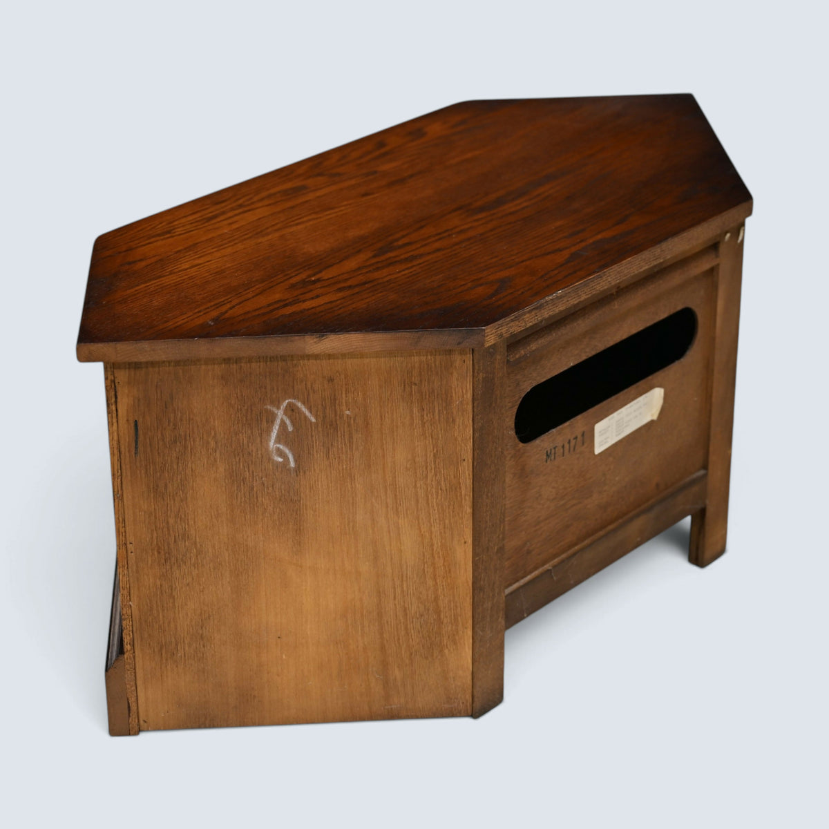 Old Charm Corner TV Stand / Video Cabinet Tudor Brown Finish FREE UK Delivery*