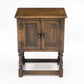 Old Charm Style Oak Pedestal Cupboard Bedside Cabinet Carved Doors FREE DELIVERY. SBR9516/0209D