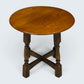 Old Charm Style Round Side Coffee Table Vintage Solid Oak FREE UK Delivery