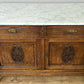 Cabinet Antique French Style Marble Top Oak Sideboard Carved Cupboard LOT 6312