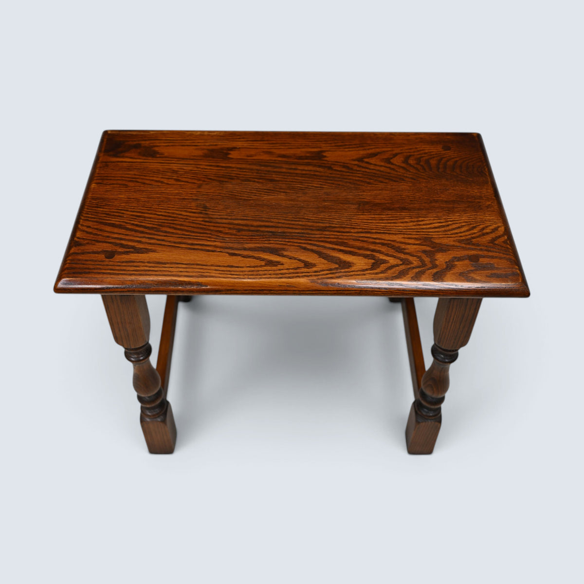 Old Charm Nest of 3 Tables Solid Oak Tudor Side Tables Model 1494 FREE Delivery*