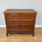 Chest of Drawers Vintage French Louis Oak 4 Drawers Carved Cabinet LOT 6527