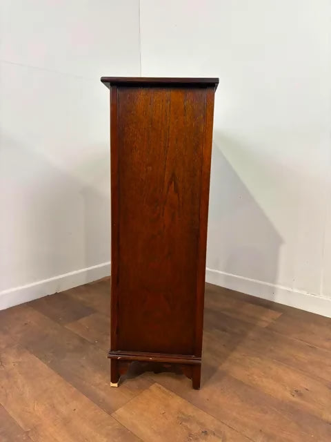 Vintage Dark Oak Open Bookcase by Jaycee – Made in England