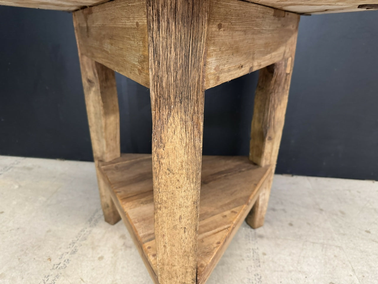 Antique Pine Cricket Table