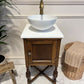 Vintage Wooden Single Tap Vanity Unit