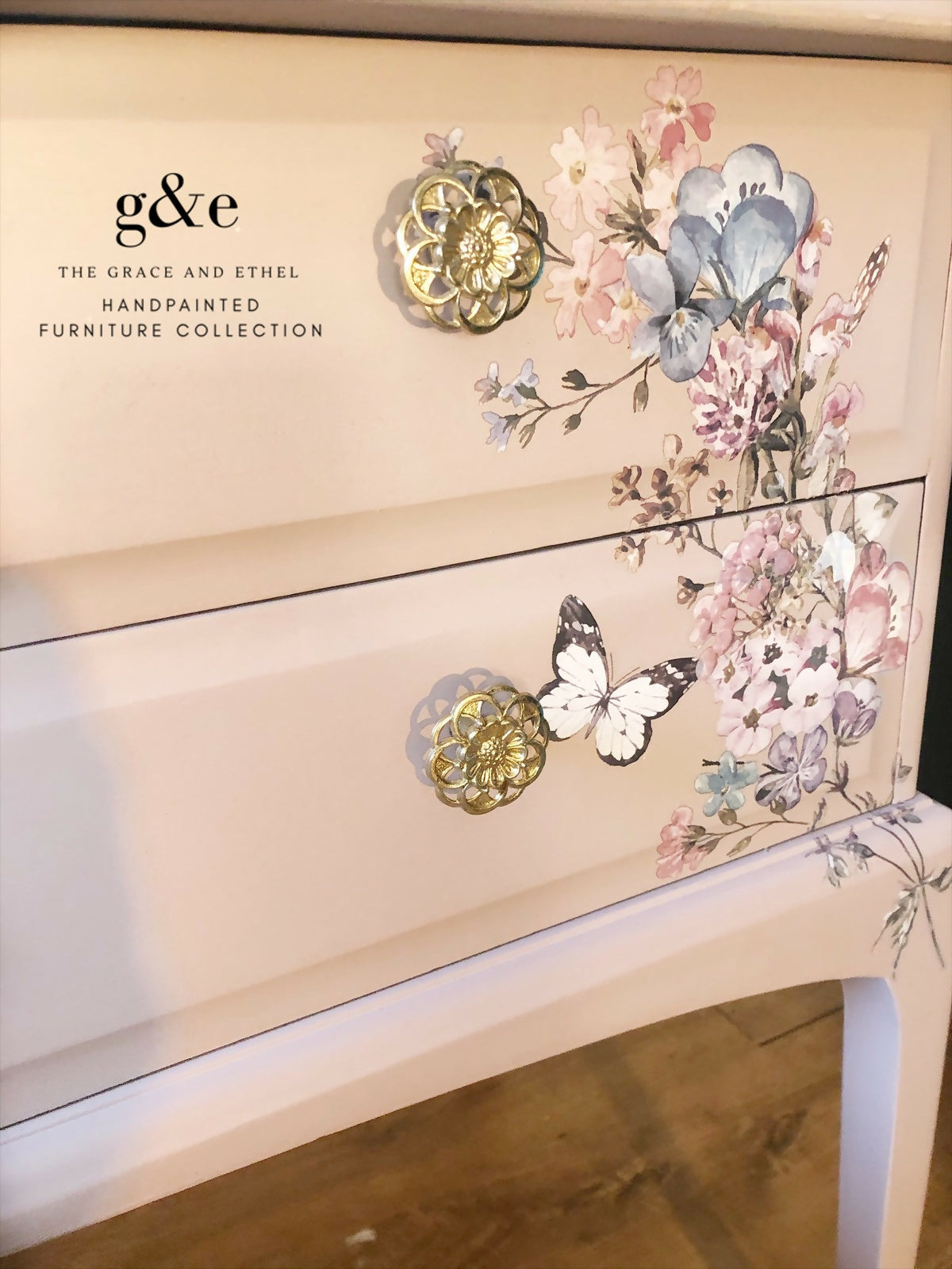 Vintage stag minstre pink floral dressing table, vanity table, pink, pink furniture, bedroom furniture, modern,mirror,stool,