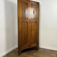 Early 20th Century Oak Freestanding Corner Cupboard