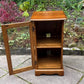 AN ERCOL WARWICK GOLDEN DAWN ELM CD HI FI STORAGE CABINET / MEDIA STAND.