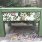Bedside table painted in Layers of Annie Sloan Chalk paint with decoupaged drawer 4