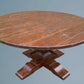 Rustic Circular Dining Table - Seats 6