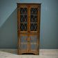 Old Charm Tall Bookcase Display Cabinet 4 Shelves Light Oak FREE UK Delivery*