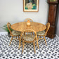 Four Ercol Windsor 370 Dining Chairs with n Elm Ercol Drop Leaf Dining Table