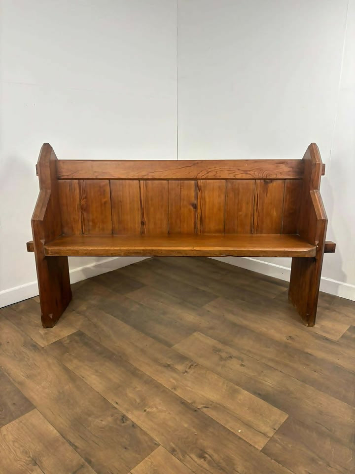 Victorian Pitch Pine Pew
