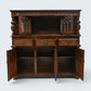 Old Charm Gothic Court Cupboard Buffett Sideboard Tudor Brown FREE UK Delivery.