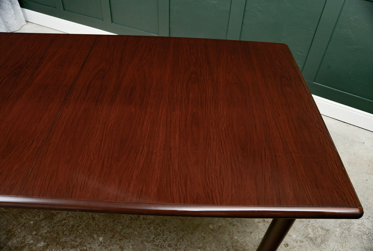 Mid Century Style Mahogany Dining Table or Boardroom Table - 7 FT - 8 Seater