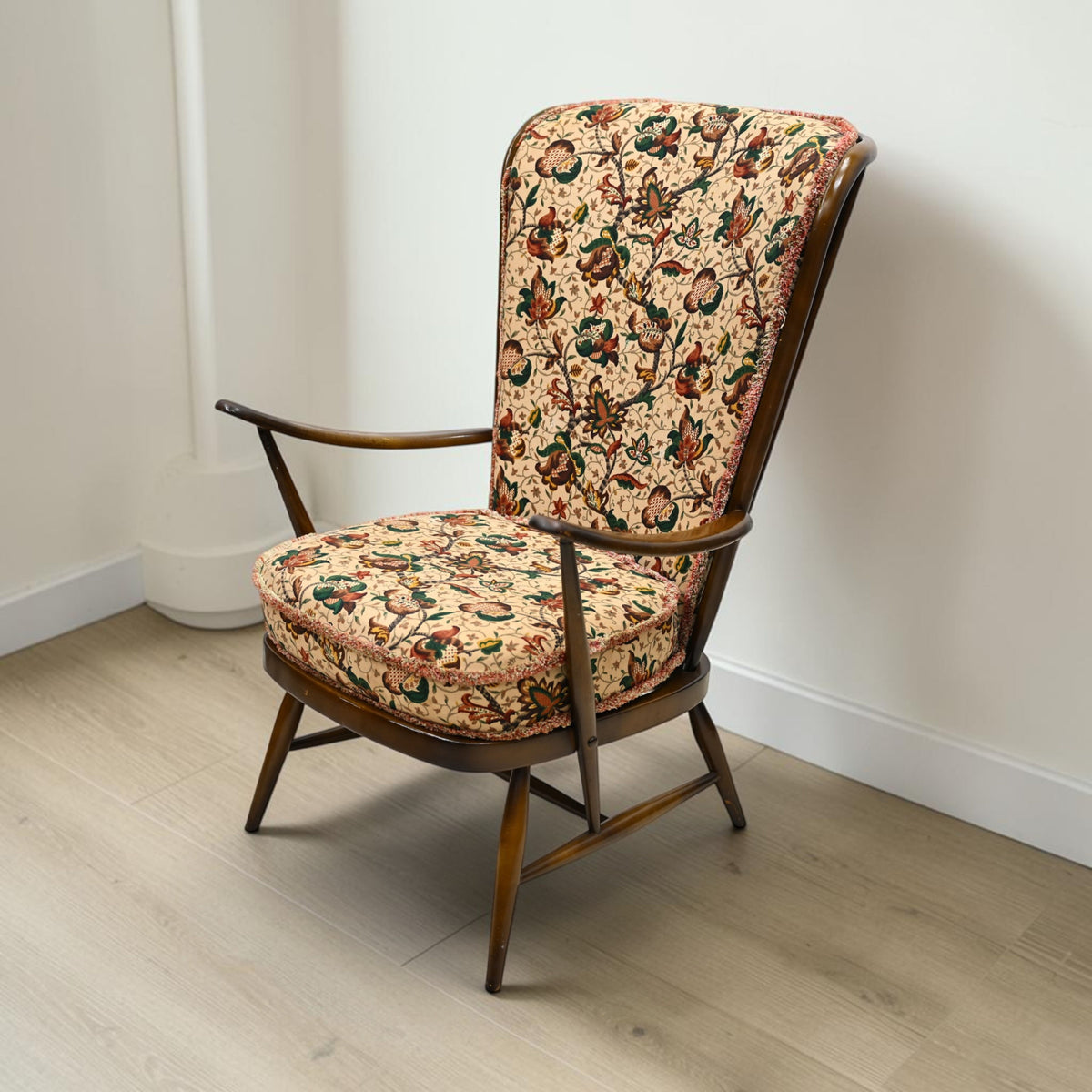 Ercol Evergreen Tall Back Easy Chair EXC Pirrelli Webbing FREE UK Delivery