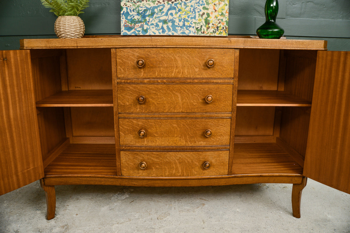 Mid Century Oak Sideboard by Strongbow Furniture
