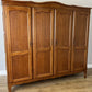Wardrobe Vintage French Louis XVI Style Oak Four Door Carved Armoire LOT 6131