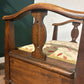 Edwardian mahogany piano stool4