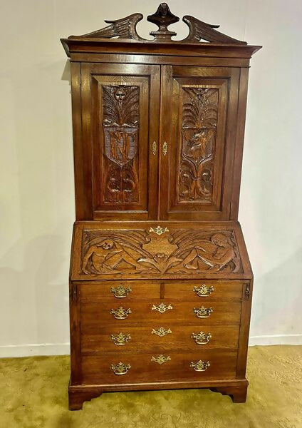 large_late-victorian-carved-oak-bureau-bookcase-sku65926637_0 (2)