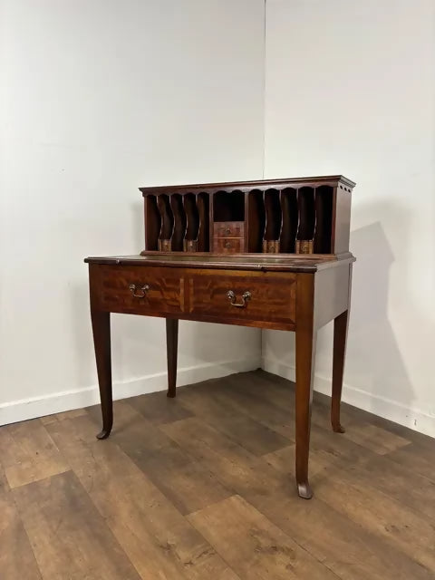 Vintage Mahogany Writing Desk with Pull-Out Writing Surface