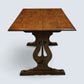 Old Charm Oak Dining Table Light Oak Finish Refectory Plank Top FREE UK Delivery