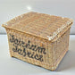 A Large Antique Wicker Log Basket