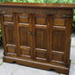 A WOOD BROTHERS OLD CHARM CARVED LIGHT OAK CD STORAGE CABINET / STAND