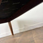 Contemporary Mahogany Framed Duet Piano Stool