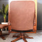 Vintage Recliner Armchair And Ottoman In Teak And Leather – Denmark, 1960s/1970s