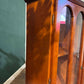 Contemporary Mahogany Glazed Three Door Glazed Bookcasecv