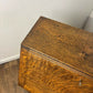 Early 20th Century Oak Bureau with Fitted Interior & Carved Base