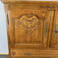 Cabinet Vintage French Louis Style Oak Carved Sideboard with Drawer LOT 4017