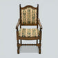 6 Old Charm Dining Chairs Premium Studded Upholstery Light Oak FREE UK Delivery*