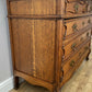 Chest of Drawers Antique French Oak Marble Top 5 Drawers Carved Cabinet LOT 6279