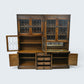 Old Charm Large Wall Unit Bureau Drink Cabinet Light Oak Finish FREE UK Delivery