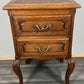 Bedside Table Vintage French Louis XVI Oak Carved Nightstand Cabinet LOT 4695