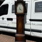 Vintage Georgian Mahogany Canterbury Longcase Clock, Painted Face With Maritime Theme