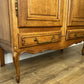 Cabinet Vintage French Louis XIV Style Sideboard Oak Carved Cupboard LOT 6268