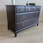 Stag Minstrel Chest of Drawers – Rich Burgundy Mid Century 4 over 2 Chest of Drawers
