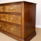 Vintage Georgian Burr Walnut Chest Of Drawers | Walnut Chest | English Country Furniture