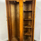 1950's Vintage Walnut Gents Wardrobe