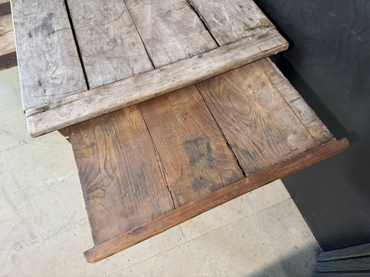French Normandy Scrub Top Kitchen Dining Table